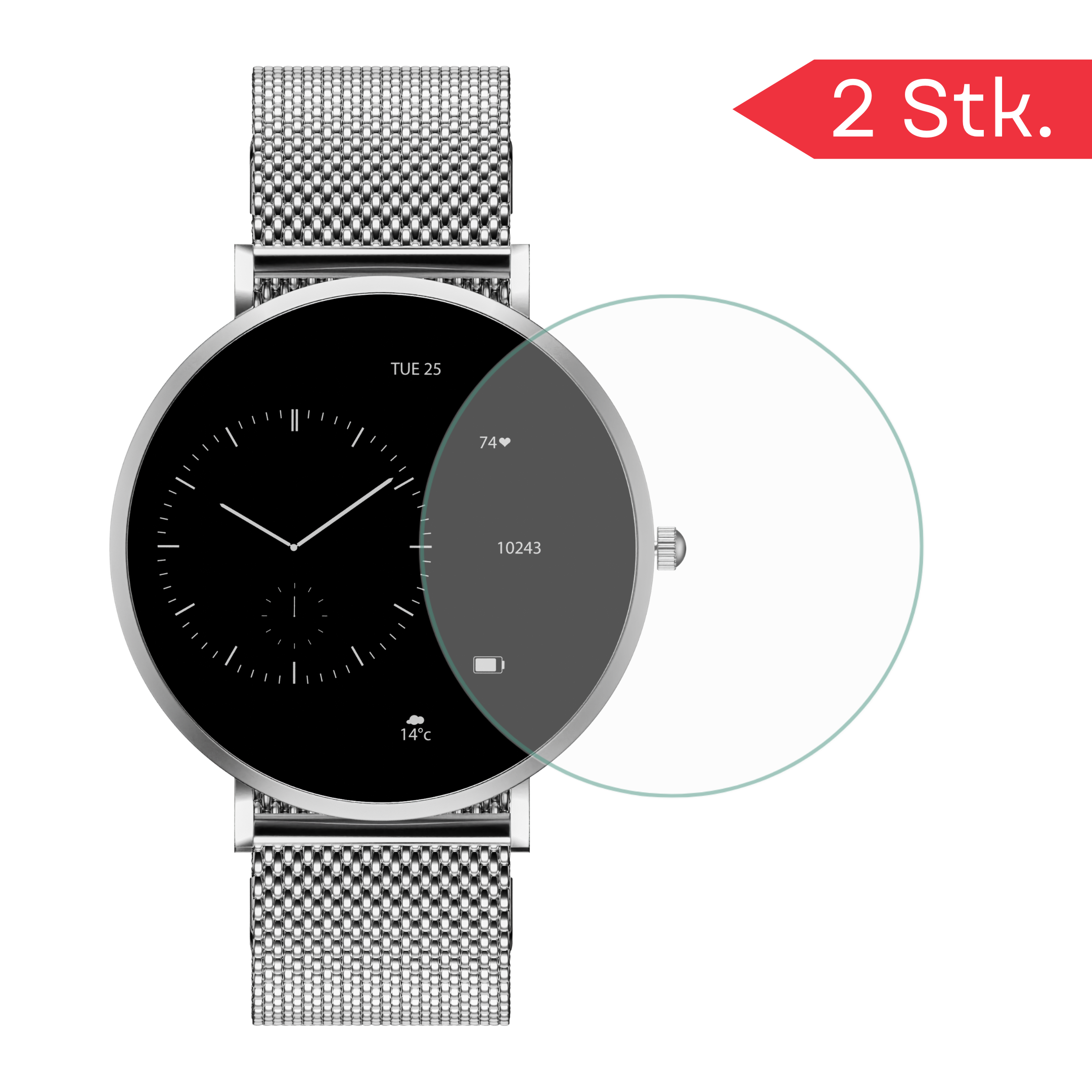 ZENWATCH - Venice Schutzfolie (2 Stk.)